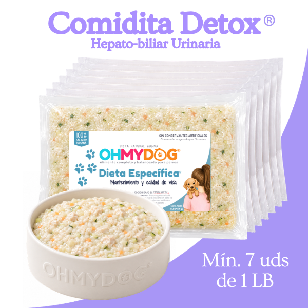 Dieta Hepato-biliar Urinaria OHMYDOG