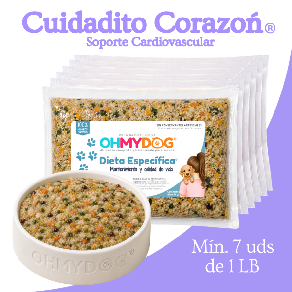 Dieta de Soporte Cardiovascular OHMYDOG
