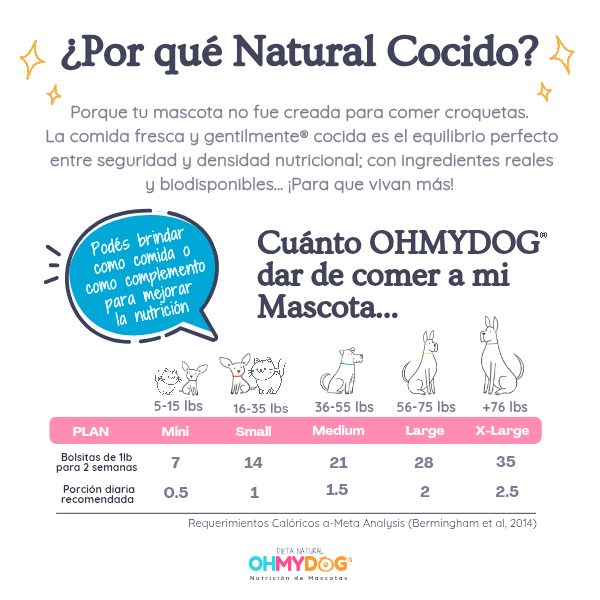 Dieta Natural Cocida Porciones cuanta comida darle a mi perro