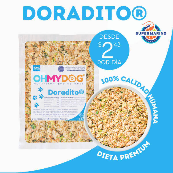 Doradito Alimento Natural para Mascotas El Salvador
