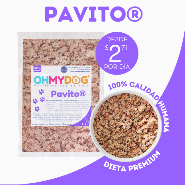 Pavito Alimento Natural para Mascotas El Salvador