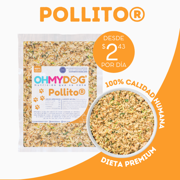 Pollito Alimento Natural para Mascotas El Salvador