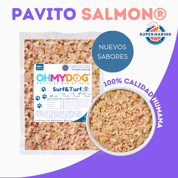 Pavito Salmón OHMYDOG
