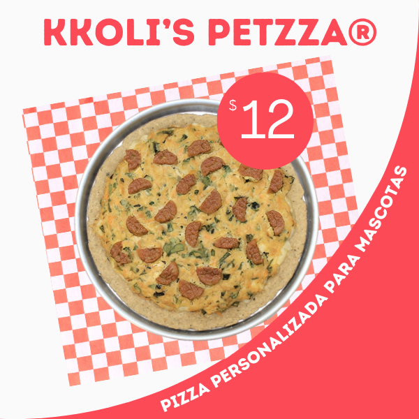 Pizza personalizada para mascotas
