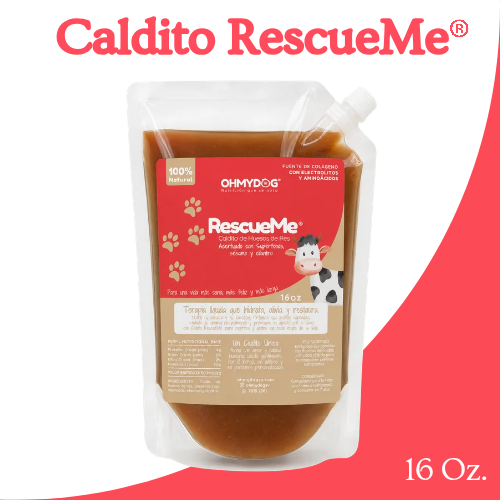 Caldo de Huesos de Res RescueMe OHMYDOG EL SALVADOR 100% Natural