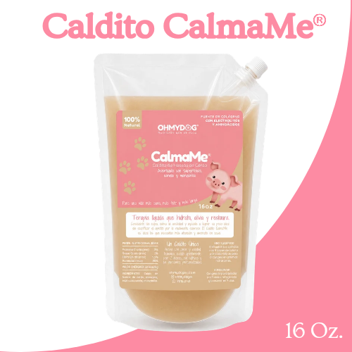 Caldo de Huesos de Cerdo CalmaMe OHMYDOG EL SALVADOR 100% Natural