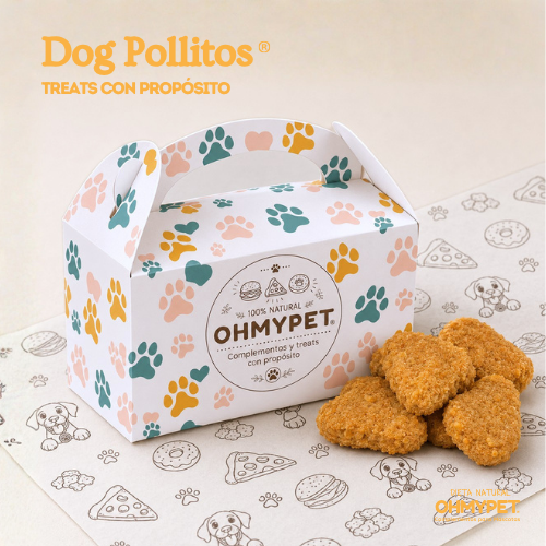 Dog Pollitos OHMYDOG EL SALVADOR Medallones de pollo para perros y gatos