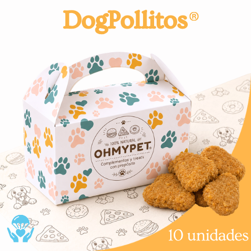 Dog Pollitos OHMYDOG EL SALVADOR Medallones de pollo para perros y gatos
