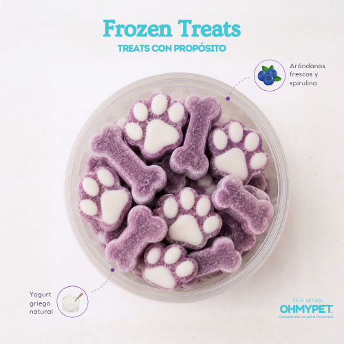 Frozen treats Blueberry para perros y gatos OHMYPET OHMYDOG El SALVADOR