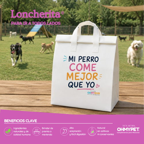 Loncherita Alimento Natural para Mascotas Perros y Gatos OHMYDOG