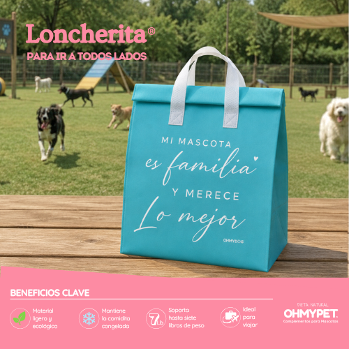 Loncherita Alimento Natural para Mascotas Perros y Gatos OHMYDOG