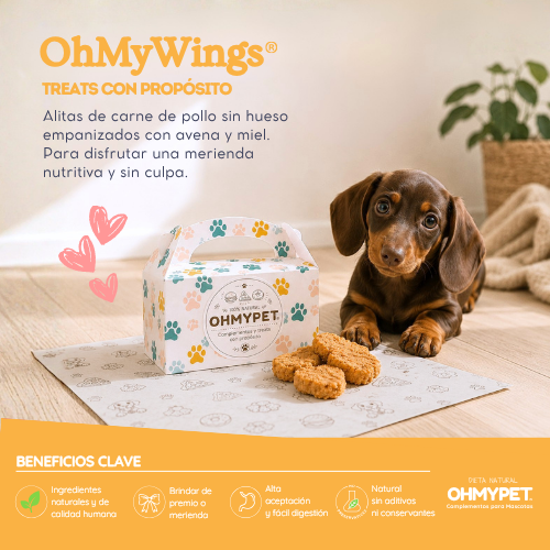OhMyWings Alitas de pollo boneless para perro y gato, mascotas OHMYPET OHMYDOG EL SALVADOR