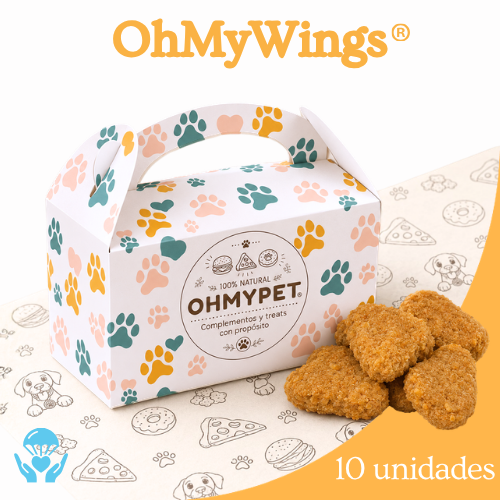 OhMyWings Alitas de pollo boneless para perro y gato, mascotas OHMYPET OHMYDOG EL SALVADOR