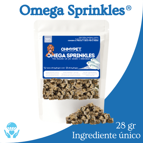 Omega Sprinkles OHMYPET OHMYDOG El Salvador para perros y gatos
