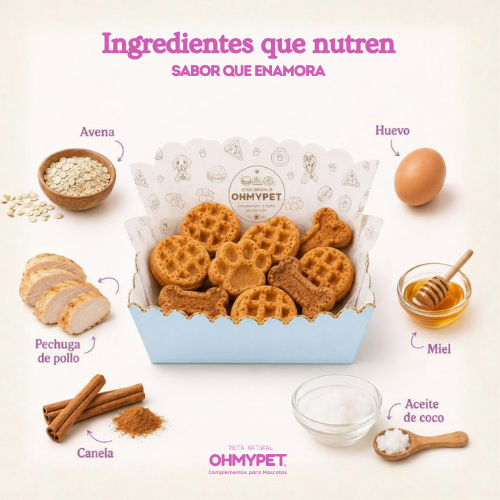 premios de Pollito-Waffles-OHMYPET-OHMYDOG